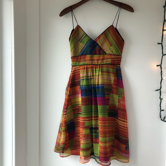 🏳️‍🌈VGUC- Multi Colored Stripe Sundress - Picture 5 of 8